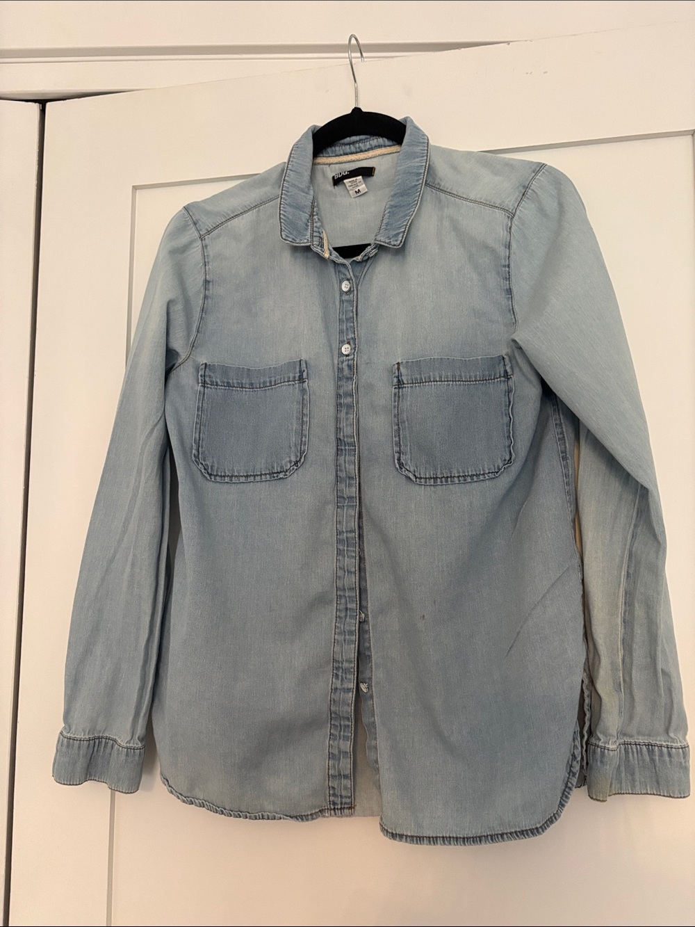 BDG Light Wash Denim Button-Down Shirt
